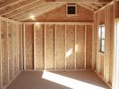 10x16 Cottage Style Storage Shed Interior