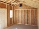 10x16 Cottage Style Storage Shed Interior